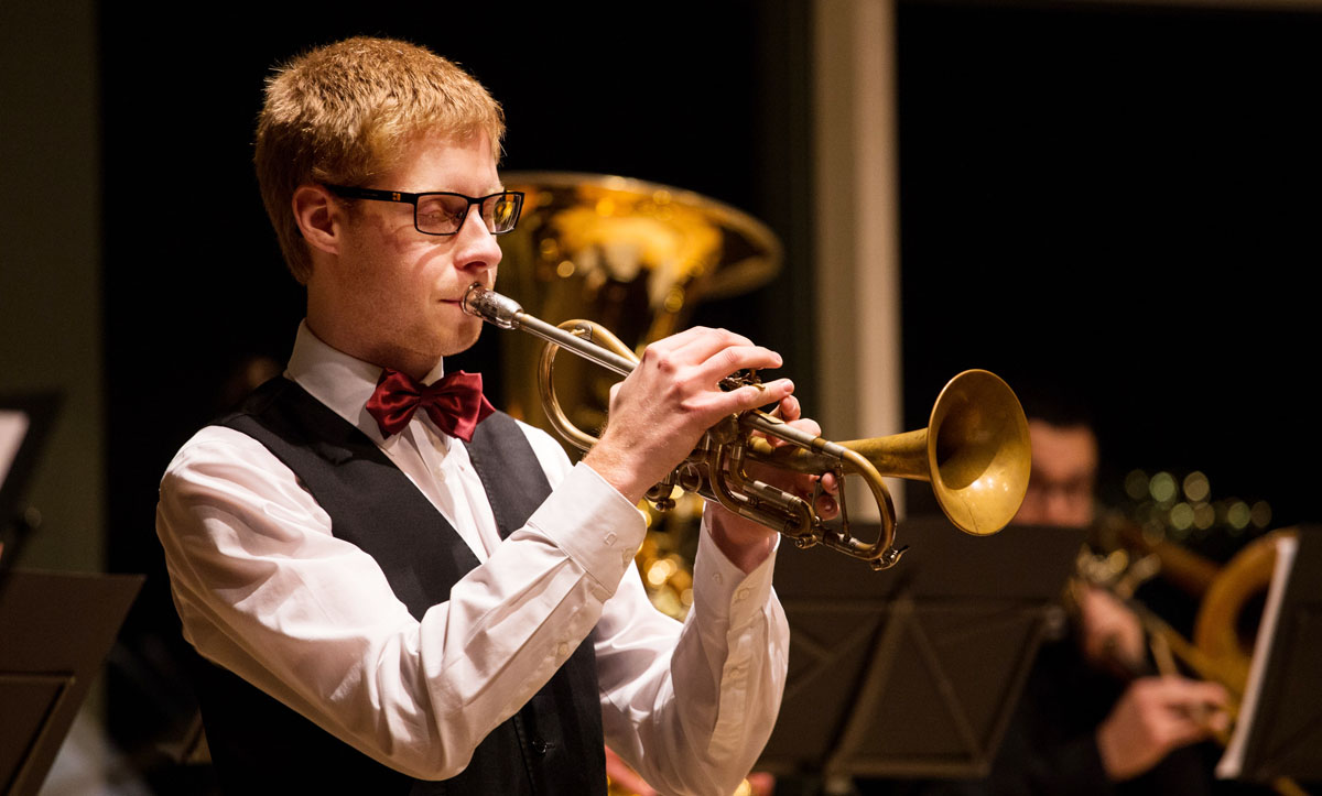Zumindest im Outfit des klassischen Solotrompeters. Foto: Christian Grässlin privat.